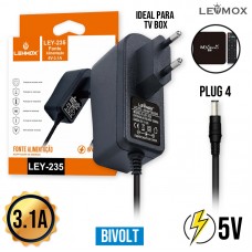 Fonte TV Box 5V 3.1A TV Box LEY-235 Lehmox